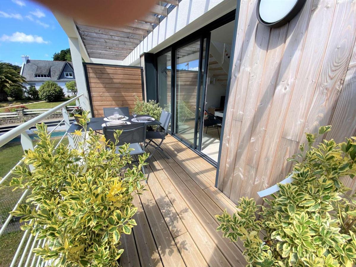 Duplex Lumineux A Benodet: Plage Et Thalasso A Pied, Terrasse, Parking Et Abri Velo Inclus - Fr-1-481-117 Eksteriør bilde